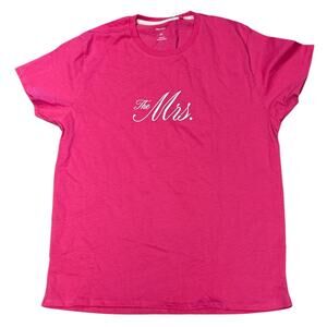 Miss to Mrs Hot Pink 'The Mrs.' T-Shirt in a Women’s Size Medium NWT